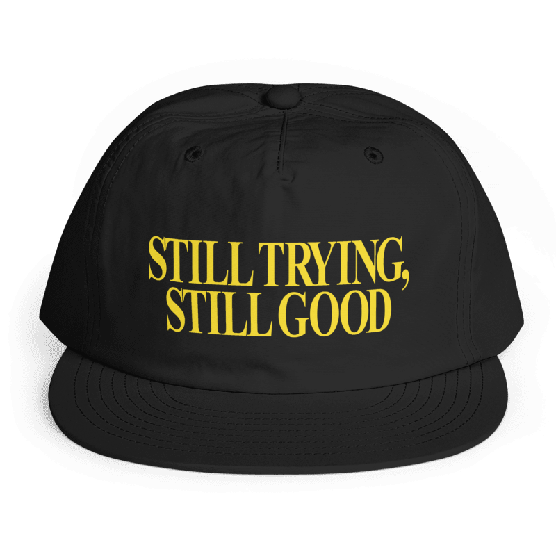 STILL TRYING CAP (BLACK)