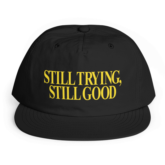 STILL TRYING CAP (BLACK)