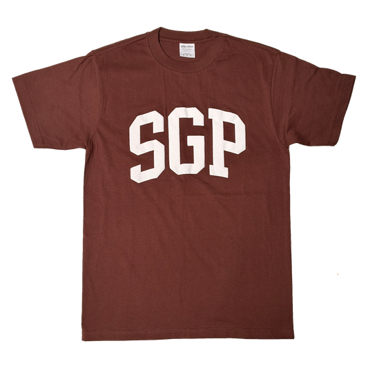 VARSITY TEE (BROWN)